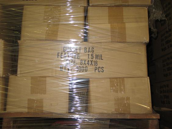 (image for) 8x4x18 1.5mil clear gusset poly bag (1000pcs)