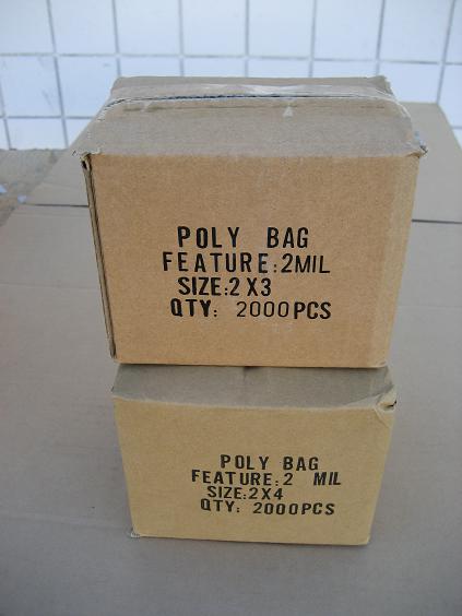 (image for) 2x4 2mil clear flat poly bag (2000pcs)
