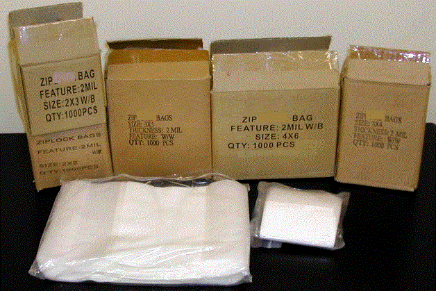 (image for) 3x5 2mil clear white block reclosable bag (1000pcs)