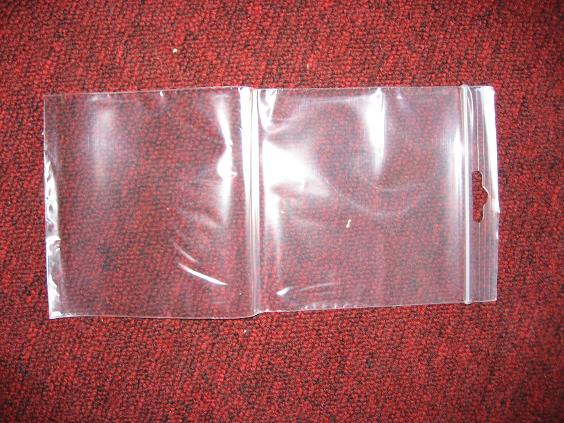 (image for) 4x8 2mil clear airplane hang hole reclosable bag (1000pcs)